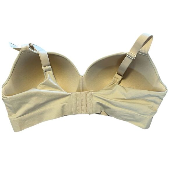 Truekind® Supportive Comfort Wireless Shaping Bra, Beige, 3XL, open package - Picture 2 of 7